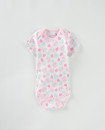 6M Short sleeve Baby Girl Cotton onesie romper bodysuit Soft Breathable Five Beautiful Designs